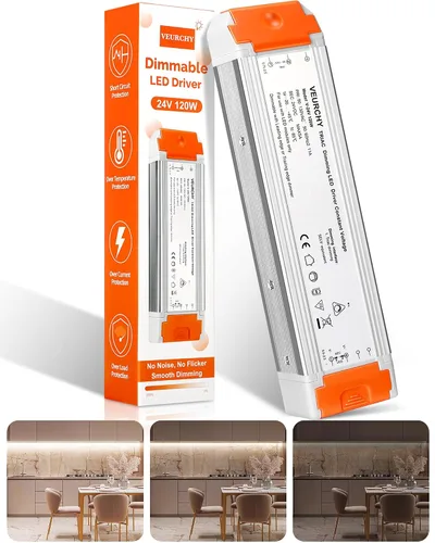 Vista 15 de 96W 24V Regulable LED Driver UL Listado, DC 24V Triac ELV/MLV Clase