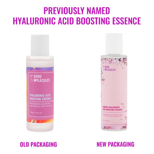 Vista 7 de Good Molecules Sakura - Esencia potenciadora de ácido hialurónico - Hidratante facial ultra hidratante - Cuidado de la piel para hidratación