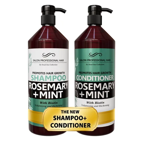 Vista 8 de Set de champú y acondicionador Dead Sea Collection con aceite de argán – Productos hidratantes y suavizantes para el cabello con minerales del Mar