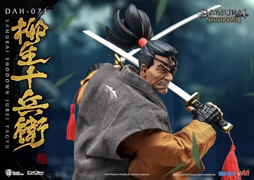 Vista 6 de Beast Kingdom Samurai Shodown: Jubei Yagyu DAH-071 - Figura de acción dinámica de 8 cciones, multicolor