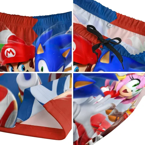 Vista 6 de Camisas para niños y niñas, pantalones cortos de anime, traje de fiesta de dibujos animados para jóvenes de 6 a 16 años