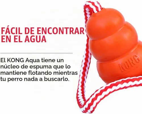 Vista 6 de KONG - Aqua - Juguete flotante para jugar en el agua - para perros medianos