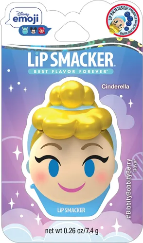 Vista 6 de Lip Smacker Disney Cenicienta Bálsamo labial saborizado, Bibbity Bobbity Berry, Transparente, Para Niños