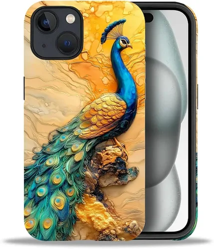 Vista 34 de DAIZAG Funda compatible con iPhone 11, hermoso color arena, patrón completo, carcasa rígida híbrida de plástico TPU + funda de protección