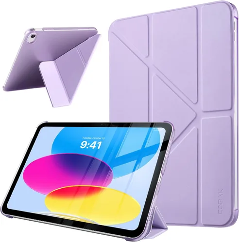 Vista 38 de CoBak Funda para iPad (A16) 11ª generación de 11 pulgadas 2025, iPad de 10.9 pulgadas 2022, funda protectora delgada con carcasa trasera translúcida