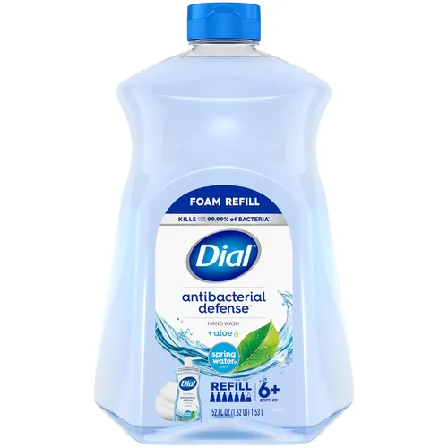 Vista 14 de Dial Recambio de jabón de manos antibacteriano espumoso, pera fresca, 52 onzas líquidas