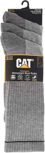 Vista 2 de Cat Men's 3-Pack Half Cushioned Crew Socks