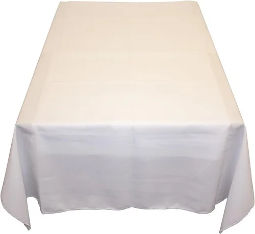 Vista 3 de TC90RB - Mantel redondo de popelina de poliéster, 90 pulgadas, color negro