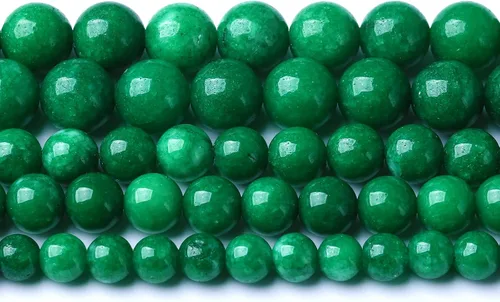 Vista 19 de 4MM 86 piezas Cuentas sueltas de piedra natural de amazonita calcedonia para hacer joyería DIY Pulsera Collar 1 hebra