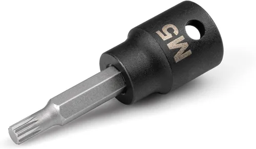 Vista 6 de TEKTON Zócalo de impacto de 3/8 pulgadas x M4 Triple Square Bit SIB18204