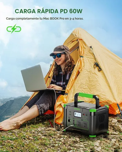 Vista 6 de Generador solar de 999 Wh de 1000 W (pico de 2000 W), estación de energía