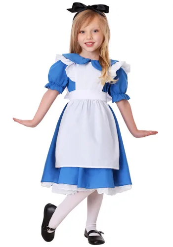 Vista 4 de Disfraz de Alicia para niños pequeño deluxe Multicolor