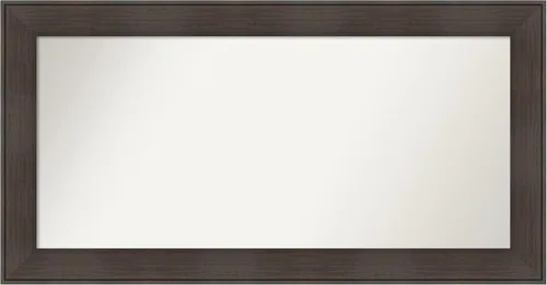 Vista 79 de Amanti Art Espejo personalizado, espejo de baño de veta de madera rústica William, espejo de pared o espejo de tocador de baño sobre el fregadero