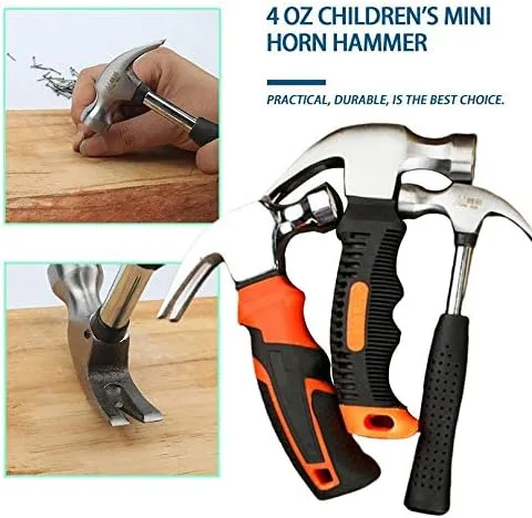 Vista 7 de Martillo magnético de la garra de la manija plástica de la cabeza redonda para la carpintería y herramienta electrónica, mini herramienta