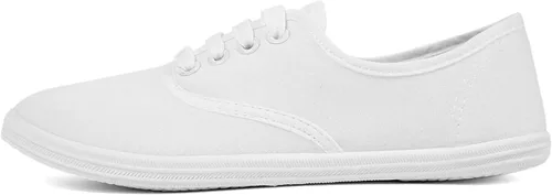 Vista 2 de VenusCelia - Tenis Rainbow de lona con agujetas, para mujer