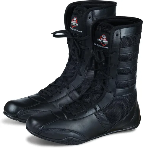 Vista 2 de Zapatos de boxeo profesionales transpirables, zapatos de entrenamiento para adultos y jóvenes, hombres y mujeres, suela de goma antideslizante