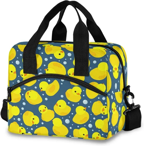 Vista 27 de Bolsas de almuerzo coloridas de conciencia sobre el autismo para mujeres y hombres, lonchera aislada reutilizable, correas de hombro ajustables