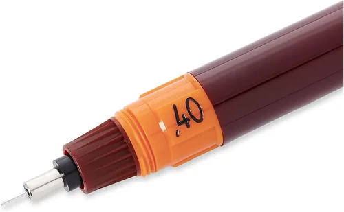 Vista 3 de Rotring Isograph Plumas para dibujo técnico. Juego de 3 unidades, Marrón