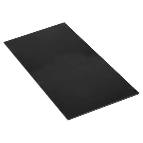 Vista 5 de MECCANIXITY Hojas acrílicas de PMMA coloreadas no transparentes de 6 x 6 pulgadas, color negro para vidrio, bricolaje, pintura, manualidades