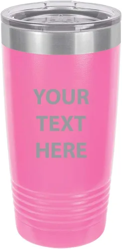 Vista 11 de Taza de café personalizable con texto personalizable y grabado láser de 20 onzas Azul