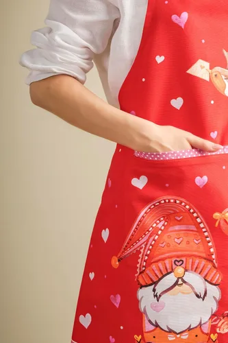 Vista 867 de Maison d' Hermine Delantales para mujer con bolsillo, 100% algodón (27.50 x 31.50 pulgadas)