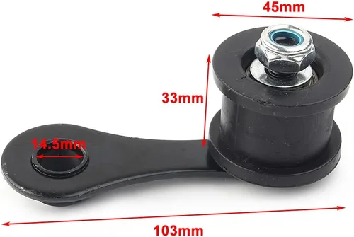 Vista 7 de Tensor de rodillo de cadena, guía de tensor de cadena deslizante para Dirt Pit Mini Bike Motocicleta ATV
