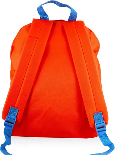 Vista 3 de Mario Shop Mochila Super Mario para niños, paquete de mochila Mario de 15 pulgadas con calcomanías y más (Mario y Luigi mochila), Rojo