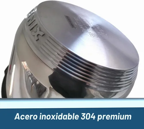 Vista 8 de XINFU - Olla a presión de acero inoxidable 304 resistente de 4.2 cuartos de galón, sirve de 1 a 3, modos estándar y rápido, multiseguridad, base