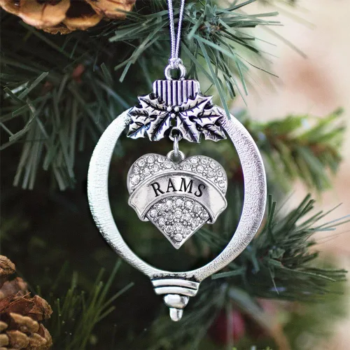 Vista 136 de Inspired Silver - Adorno con dije de hermana gemela - Adornos navideños de plata con circonitas cúbicas