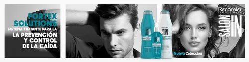 Vista 3 de Recamier Professional Salon In +Pro Fortex Acondicionador Control de la Pérdida de Cabello - Acondicionador Anti-Perdida del Cabello