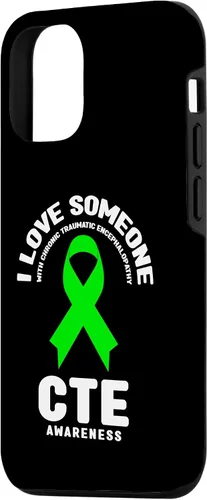 Vista 2 de Camiseta de concientización para iPhone 15 CTE - Amo a alguien con funda de concientización CTE