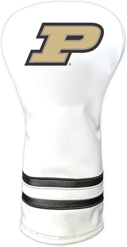 Vista 31 de Team Golf NCAA Blanco Vintage Cubierta para Cabeza de Conductor de Golf, Diseño Ajustado, Diseño Retro