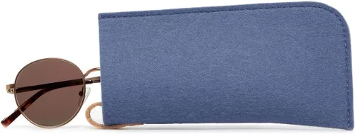 Vista 12 de Graf Lantz Funda protectora para lentes, 100% de lujo de lana merina, fieltro de lana merina, sin arañazos, lentes, carbón