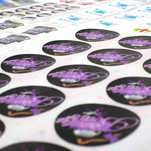 Vista 6 de Paquete de 150 calcomanías personalizadas para diseñar tus propias etiquetas personalizadas, calcomanías de texto, nombre, imagen y foto