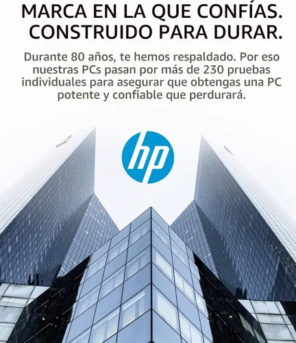 Vista 6 de HP Pavilion PC de escritorio, AMD Ryzen 7 5700G, 16 GB de RAM, SSD de 512 GB, Windows 11 Pro, conectividad Wi-Fi 5 y Bluetooth, 9 puertos USB, combo