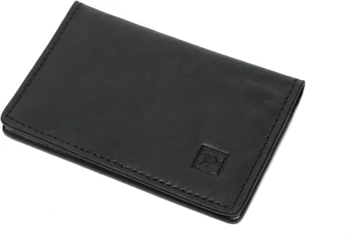 Vista 2 de Thread Wallets Cartera Bifold Delgada con Bloqueo RFID con Protección de Tarjetas, Negro, Talla única, Minimalista
