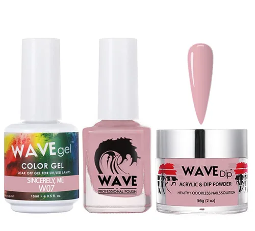 Vista 102 de WAVEGEL - Juego de gel de remojo, laca de uñas y polvo acrílico a juego - Colección Simplicity - #P109 Blizzard