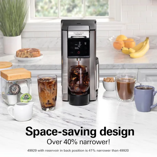 Vista 3 de Hamilton Beach Flexbrew Advanced 5-in-1 Drip & Single Serve Coffee Maker
