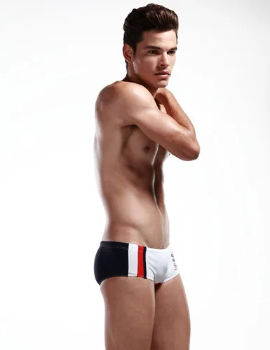Vista 4 de SEOBEAN Traje de baño para hombre Boxer Brief SURF pt Trunk Swim 2247