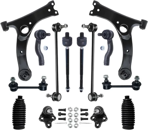 Vista 27 de Detroit Axle - Kit de suspensión frontal de 15 piezas para Jeep Grand Cherokee 99-04 1999 2000 2001 2002 2003 2004, brazos de control superior e