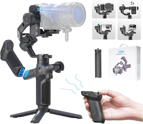 Vista 7 de SCORP Mini 3 Pro Kit de cámara cardán estabilizador de 3 ejes 4.4 lbs