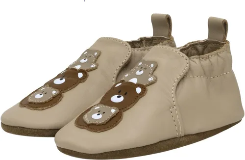 Vista 38 de Robeez Zapatos de cuna con suela suave antideslizantes para bebés varones y unisex, pantuflas mocasines para bebés y niños pequeños, 0-24 meses Lino