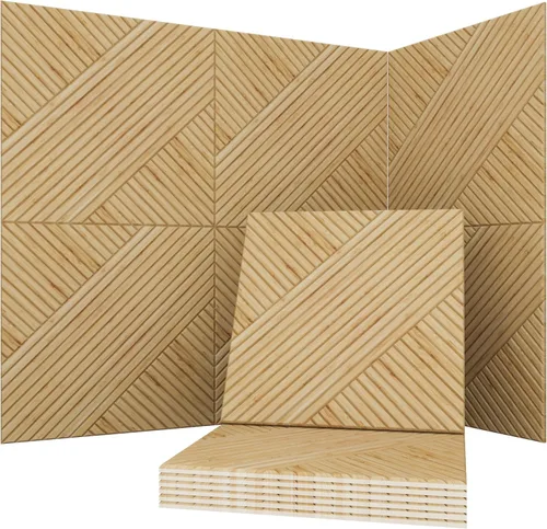 Vista 9 de Soon Global Paquete de 8 Paneles Acústicos, Paneles de Pared Insonorizados, Paneles Absorbentes de Sonido de 48 X 32 Pulgadas, Paneles Acústicos