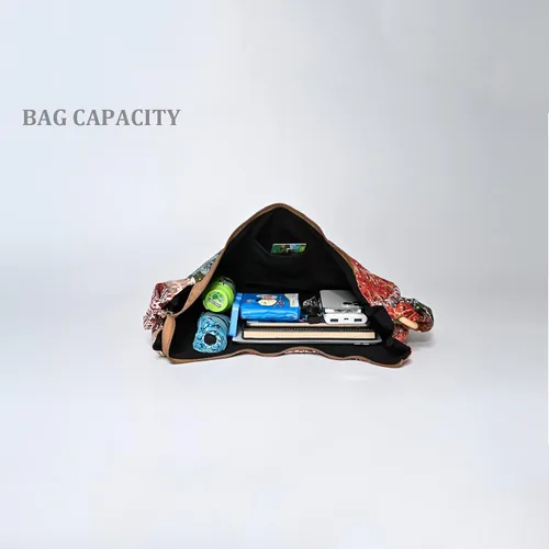 Vista 6 de Karresly - Bolsa bandolera para mujer con correa ajustable, estilo Thai