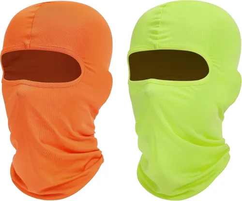 Vista 27 de ROXUN Pasamontañas de esquí, paquete de 2 unidades para motocicleta de Negro+calavera