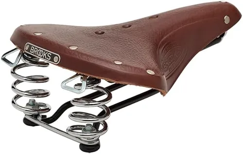 Vista 10 de Brooks England B67, Leather Bike Saddle with Suspension Springs