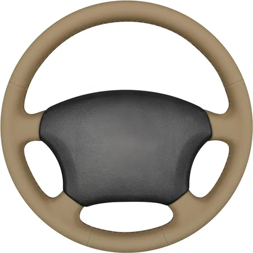 Vista 10 de MEWANT Funda para volante para Toyota Tacoma Tundra 4Runner Sienna Highlander Sequoia Land Cruiser Prado 120 Land Cruiser Hilux LS400 GX GX470