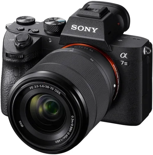 Vista 2 de Sony Alpha a7 III - Cámara digital sin espejo con lente de 1.102-2.756 in, monitor de video con monitor Lilliput de 7 pulgadas, bolsa, tarjeta SD