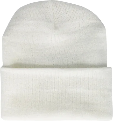 Vista 25 de KBETHOS Made in USA - Gorro de punto acrílico doblado con puños para hombre y mujer, color liso, unisex, frío 1. Gorro largo sólido negro