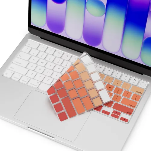 Vista 17 de ProElife Funda de teclado para MacBook Neo de 13 pulgadas A18 Pro A3404 Azul Degradado